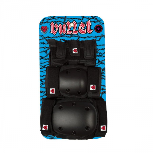 BULLET PAD SET BLACK ADULT