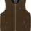 CREATURE BONEHEAD FLAME VEST BROWN