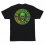 CREATURE BURNOUTZ PATCH S/S HEAVYWEIGHT T-SHIRT BLACK