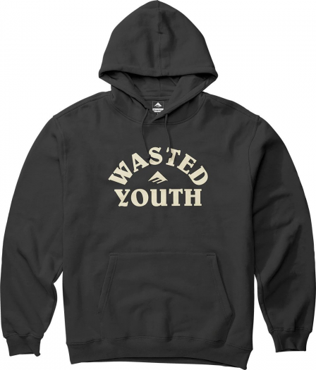 EMERICA WASTED HOODIE BLACK
