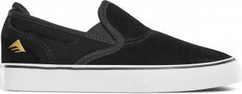 EMERICA WINO G6 SLIP ON KIDS BLK/WHT/GOLD