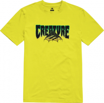 EMERICA X CREATURE TRIANGLE TEE YELLOW