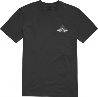 EMERICA X CREATURE TRIANGLE WEB TEE BLACK