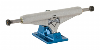 INDEPENDENT STAGE 11 FORGED HOLLOW CANT BE BEAT SILVER ANO BLUE TRUCKS