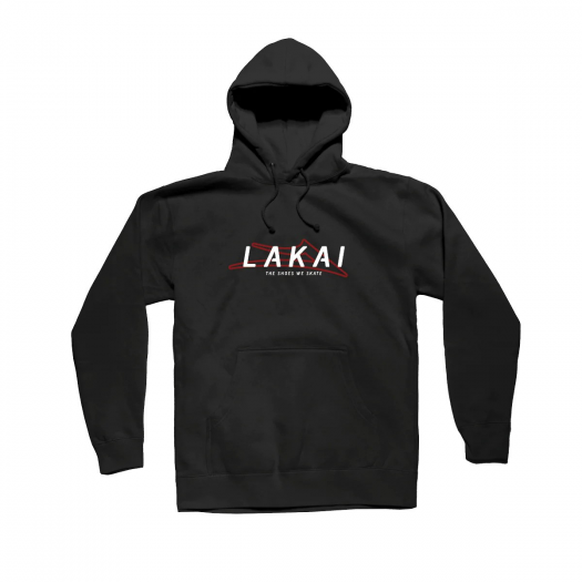 LAKAI STACKED P/O HOOD BLACK