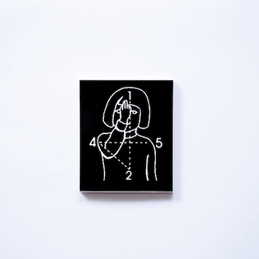 NUMBERS EDT.3 12:45 ANGEL STICKER PACK BLACK/WHITE