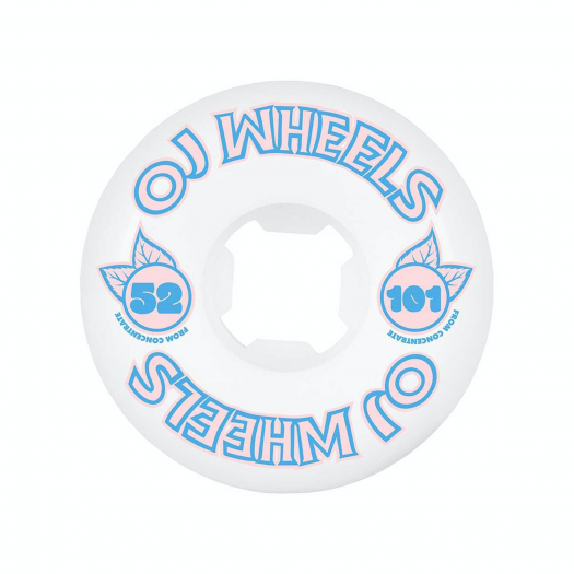OJ WHEELS 52MM FROM CONCENTRATE HARDLINE 101A WHITE
