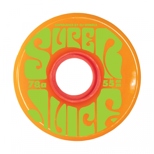 OJ WHEELS 55MM MINI SUPER JUICE ORANGE/GREEN 78A