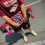 POINT NO SLEEP TEE MAROON