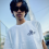 POINT ROSE CROSS TEE BROKEN WHITE