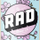 RAD CHERRY BLOSSOM PINK/BLUE COMPLETE SKATEBOARD 6.75