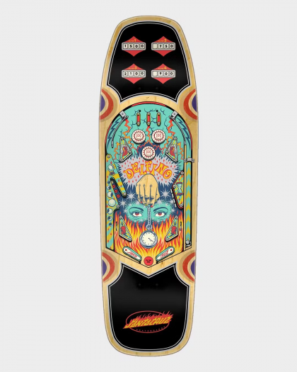 SANTA CRUZ DELFINO PINBALL SHAPED DECK 9.14