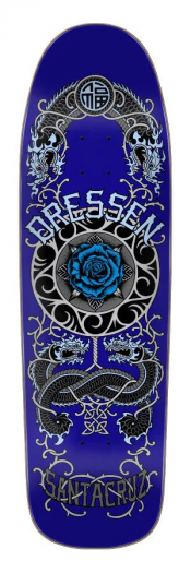 SANTA CRUZ DRESSEN ROSE CREW ONE SHAPED DECK 9.31