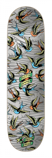 SANTA CRUZ SOMMER SPARROWS SILVER DECK 8.25