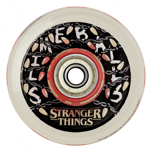 SLIME BALLS 66MM STRANGER THING LIGHT UPS OG SLIME RED 78A