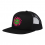 SLIME BALLS SB LOGO TRUCKER HAT BLACK W/PINK