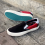 TRUE ONE SHOOT SLIP ON BLACK/RED CANVAS